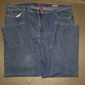 Gloria Vanderbilt Amanda style blue jeans Size 20W